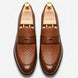 Maison Hand-Woven Two-Tone Penny Loafer for Men - Goodyear Welted Leather Shoes