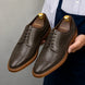 Morano Wingtip Brogue Derby for Men - Goodyear Welted Full-Grain Leather Shoes