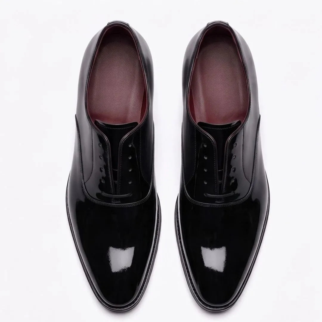 Martinengo Patent Evening Oxford for Men - Patent Leather Tuxedo Oxfords