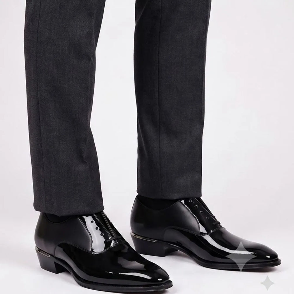 Martinengo Patent Evening Oxford for Men - Patent Leather Tuxedo Oxfords