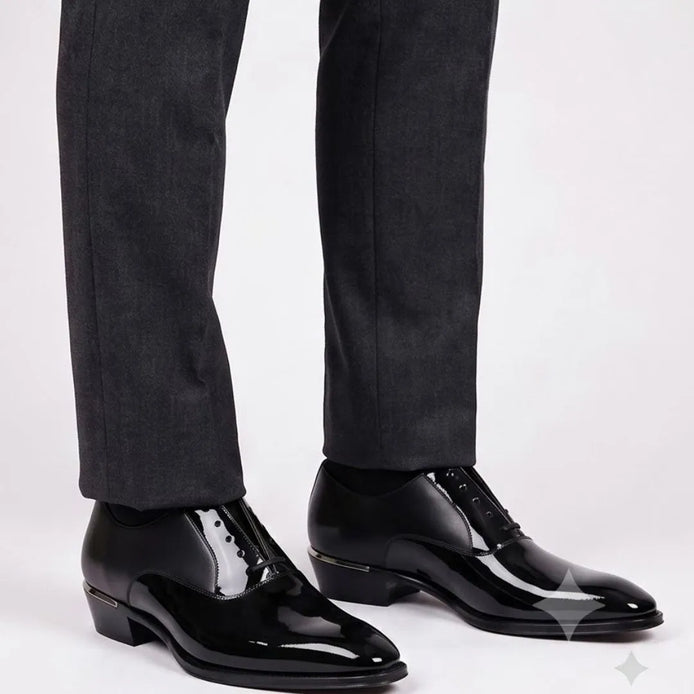 Martinengo Patent Evening Oxford for Men - Patent Leather Tuxedo Oxfords
