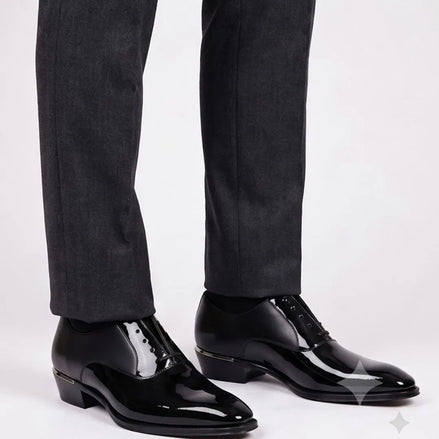 Martinengo Patent Evening Oxford for Men - Patent Leather Tuxedo Oxfords