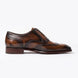 Mezzoldo Tortoise Patina Wingtip Wingtip Oxford for Men - Hand-Painted Wingtip Oxfords