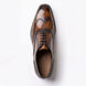 Mezzoldo Tortoise Patina Wingtip Wingtip Oxford for Men - Hand-Painted Wingtip Oxfords