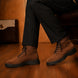 Mojave Suede Combat Boot for Men - Lug-Sole Lace-Up Leather Boots