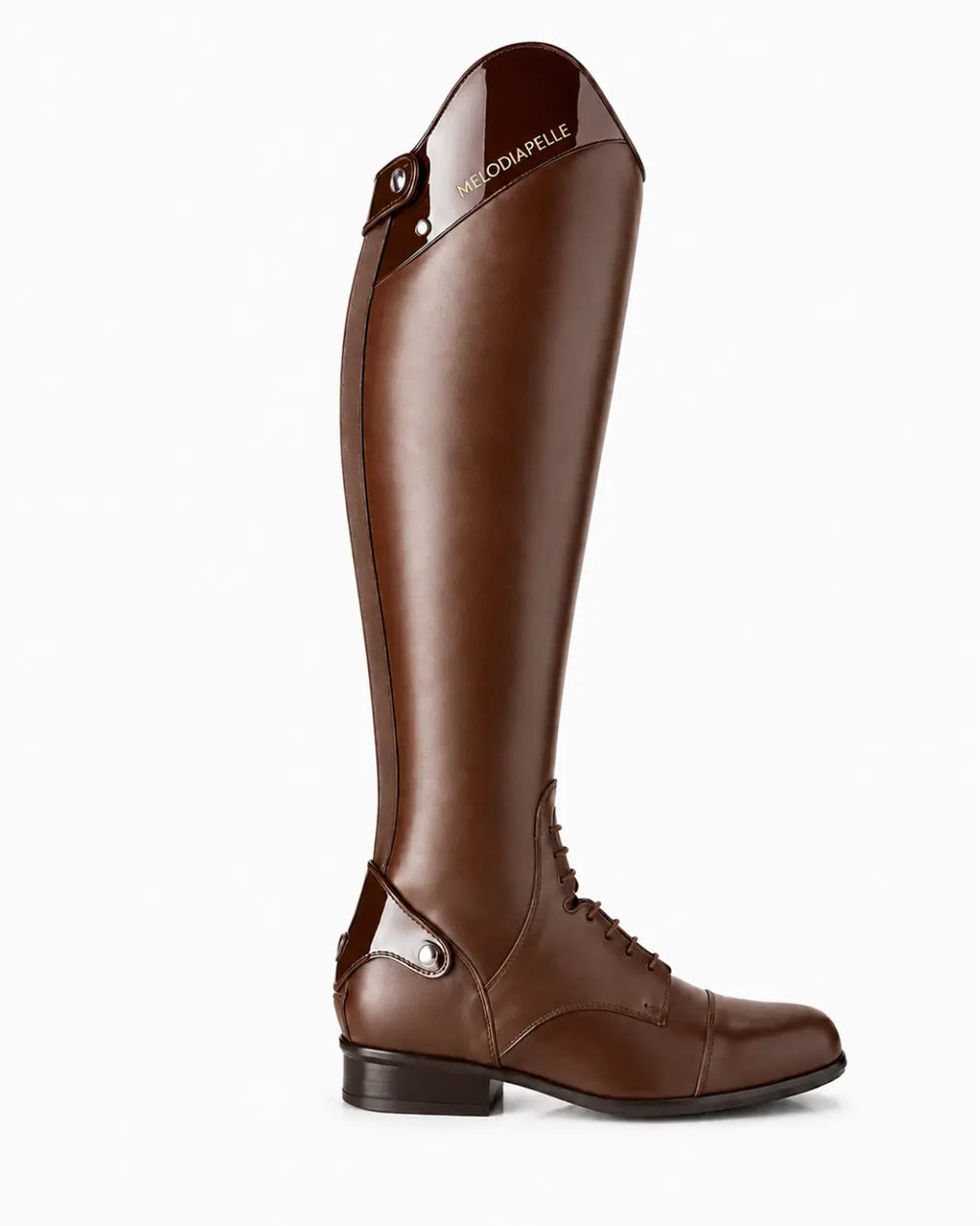 Verona Men's Patent-Top Polo & Horse Riding Boots – Black Leather Competition Boots