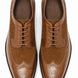 Mosaic Leather & Suede Wingtip Derby for Men - Goodyear Welted Lug-Sole Shoes