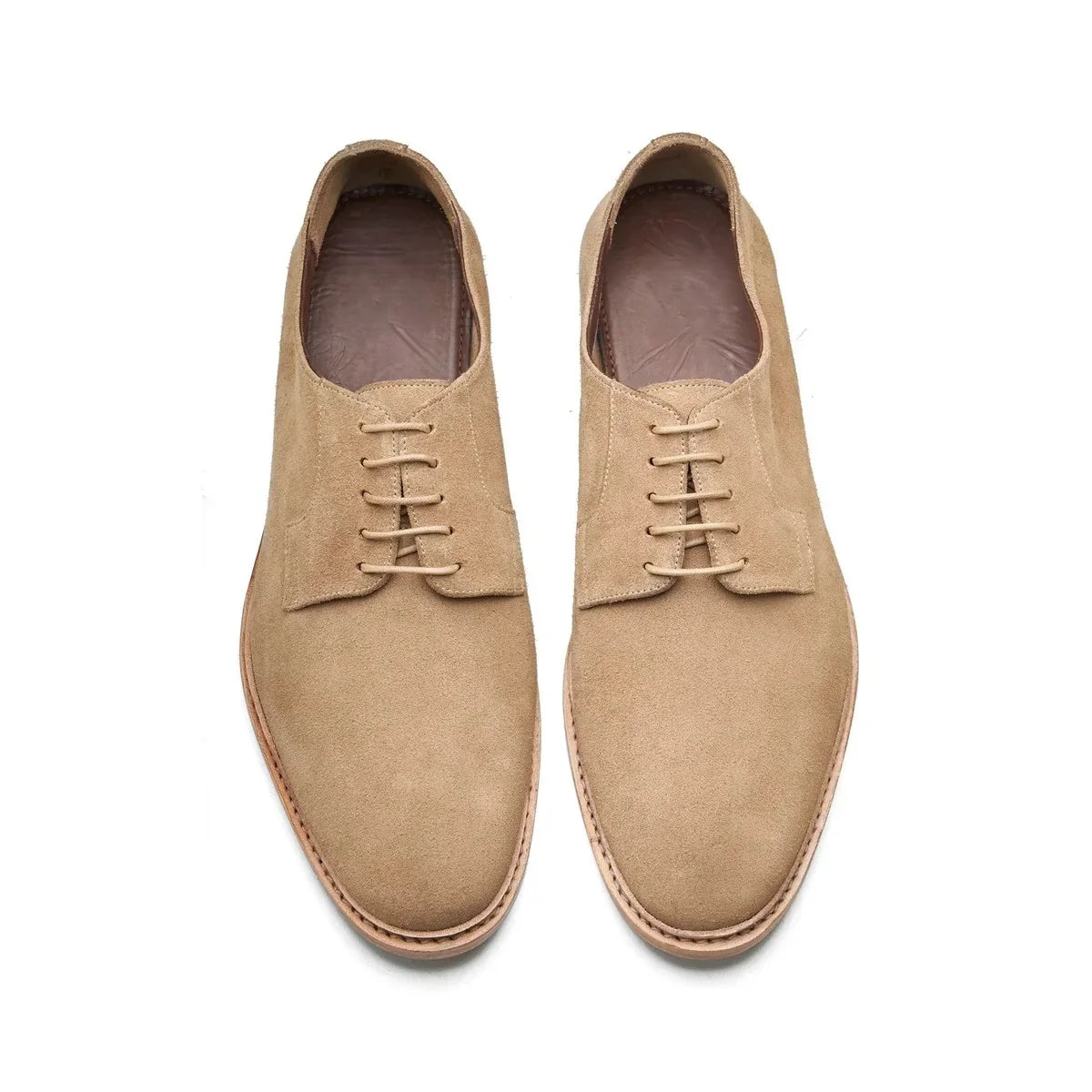 Monasterace Crepe-Sole Suede Derby for Men - Soft Suede Casual Shoes