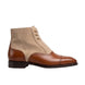 Molteno Spectator Balmoral Balmoral Boot for Men - Two-Material Lace-Up Boots
