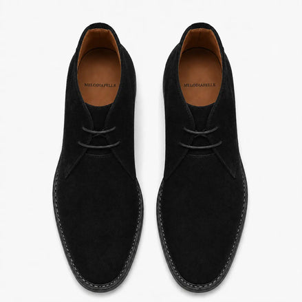 Maringa Suede Chukka Boot for Men - Goodyear Welted Leather Sole Boots