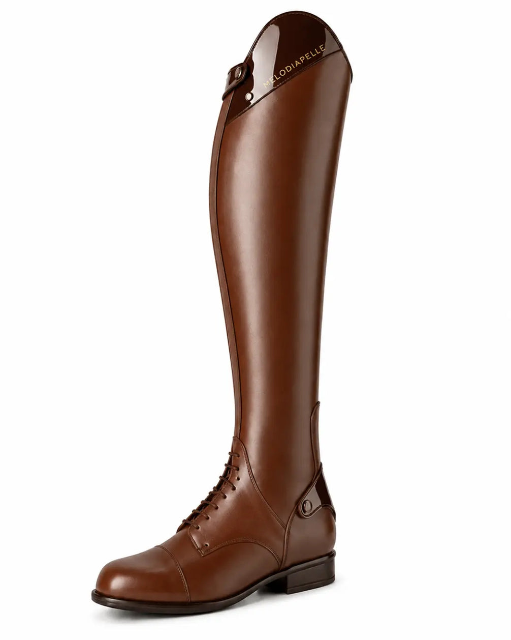 Verona Men's Patent-Top Polo & Horse Riding Boots – Black Leather Competition Boots
