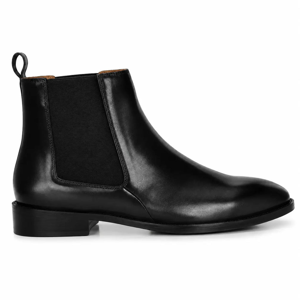 Malacca Chelsea Boot for Men - Goodyear Welted Burnished Leather Boots