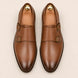 Mexico Double Monk Strap for Men - Hand-Burnished Goodyear Welted Leather Shoes