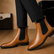 Montrose Patina Chelsea Boot for Men - Lug-Sole Leather Ankle Boots