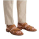 Mongardino Cross-Strap Sandal for Men - Back-Strap Leather Sandals