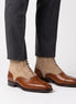 Molteno Spectator Balmoral Balmoral Boot for Men - Two-Material Lace-Up Boots