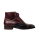 Monticello Two-Tone Balmoral Balmoral Boot for Men - Contrast Leather Dress Boots