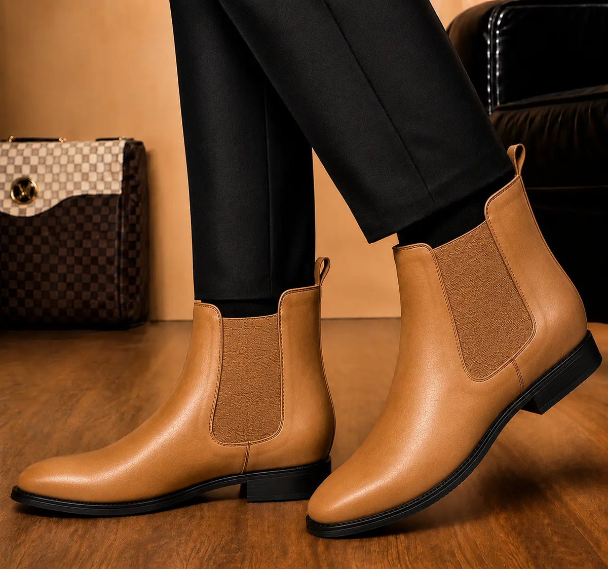 Mazarine Chelsea Boot for Men - Goodyear Welted Full-Grain Leather Boots
