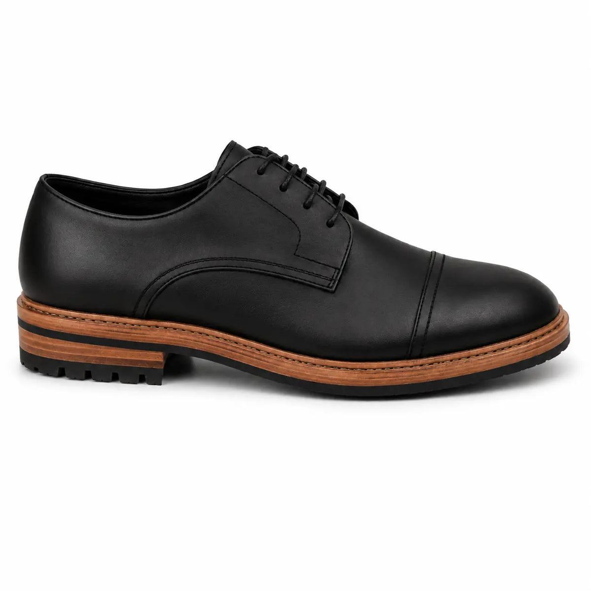 Max Cap-Toe Derby for Men - Nubuck Goodyear Welted Leather Shoes