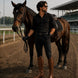 Toledo Men's Lace-Up Polo Riding Boots – Tall Black Leather Field Boots for Polo