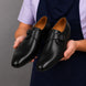 Madrid Single Monk Strap for Men - Goodyear Welted Full-Grain Leather Shoes