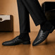 Melfi Croc-Embossed Slit-Vamp Mule for Men - Backless Block-Heel Shoes