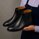 Malacca Chelsea Boot for Men - Goodyear Welted Burnished Leather Boots