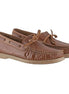 Mungia Ruched Moc Boat Shoe for Men - Leather Boat Shoes