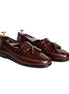 Mombercelli Woven-Panel Tassel Loafer for Men - Leather Tassel Loafers