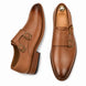 Mexico Double Monk Strap for Men - Hand-Burnished Goodyear Welted Leather Shoes