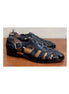 Mergellina Deep-Tone Caged Fisherman Sandal for Men - Buckled Leather Fisherman Sandals