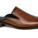 Mantova Burnished Leather Mule for Men - Backless Open-Heel Dress Shoes
