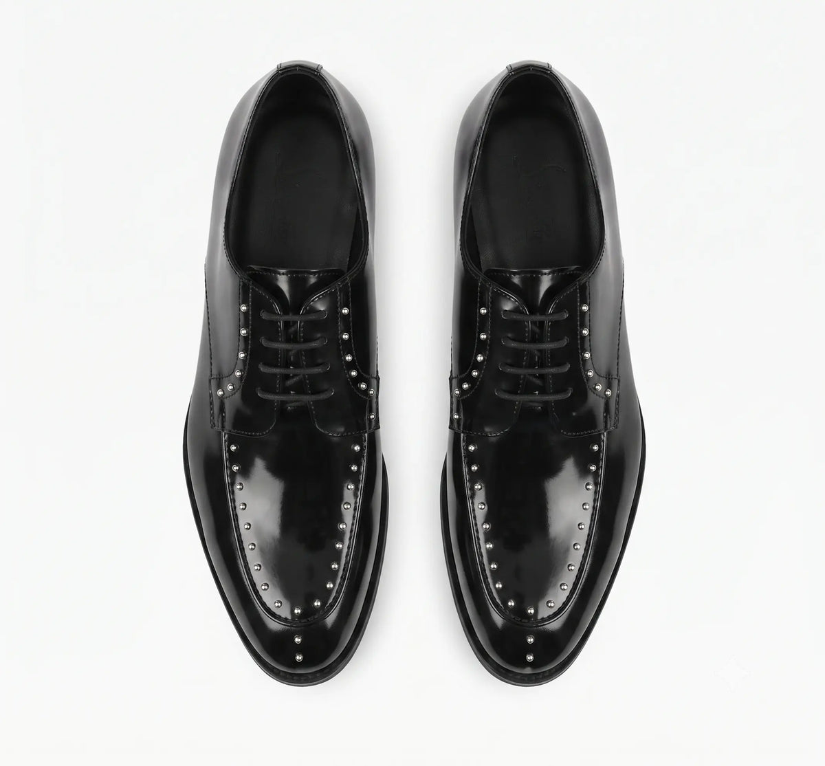 Mortlach Studded Apron Derby for Men - Goodyear Welted Leather Formal Shoes