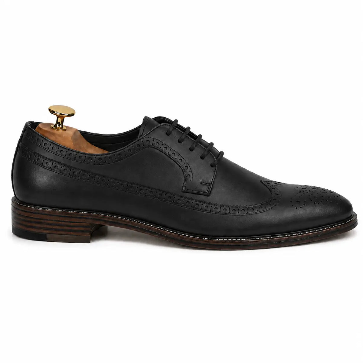 Missourie Longwing Brogue Derby for Men - Goodyear Welted Full-Grain Leather Shoes