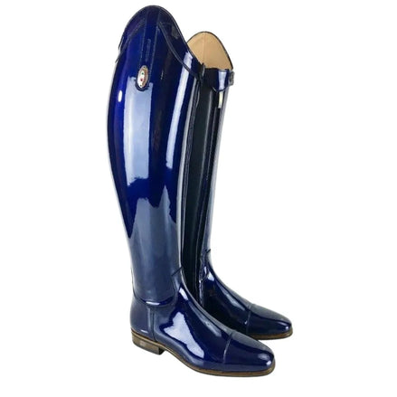 Mentrida Gloss Patent Dress Riding Boot for Men - Patent Dressage Boots