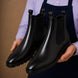 Montrose Patina Chelsea Boot for Men - Lug-Sole Leather Ankle Boots
