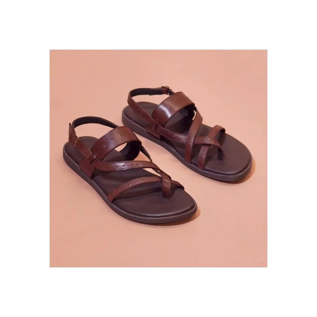 Marmari Toe-Loop Strappy Sandal for Men - Back-Strap Leather Sandals