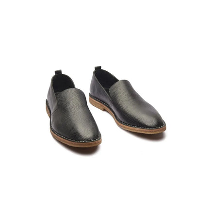 Merine Pebble Crepe Loafer for Men - Leather Slip-On Loafers