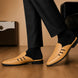 Melfi Croc-Embossed Slit-Vamp Mule for Men - Backless Block-Heel Shoes