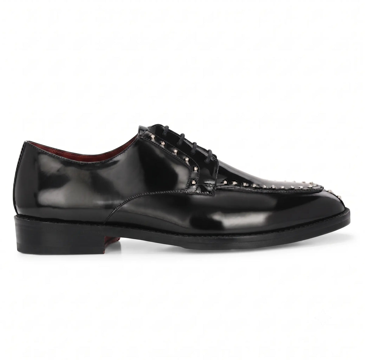 Mortlach Studded Apron Derby for Men - Goodyear Welted Leather Formal Shoes