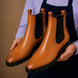 Montrose Patina Chelsea Boot for Men - Lug-Sole Leather Ankle Boots