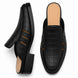 Molveno Croc-Embossed Slit Mule for Men - Backless Block-Heel Slip-On Shoes