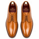 Matera Plain-Toe Derby for Men - Goodyear Welted Mirror-Polish Formal Shoes