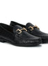 Montemale Croc Moc Horsebit Loafer for Men - Croc-Embossed Horsebit Loafers
