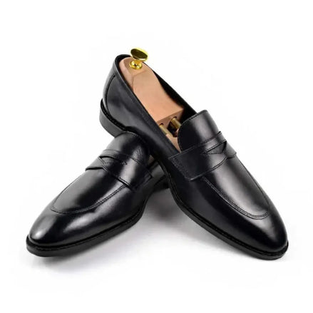 Malborghetto Fine-Grain Classic Penny Loafer for Men - Classic Leather Penny Loafers