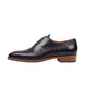 Montorfano Laser-Perforated Slip-On for Men - Laceless Leather Dress Shoes