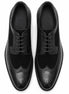 Mosaic Leather & Suede Wingtip Derby for Men - Goodyear Welted Lug-Sole Shoes