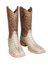 Monclova Caiman Two-Tone Cowboy Boot for Men - Square-Toe Cowboy Boots