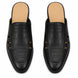 Molveno Croc-Embossed Slit Mule for Men - Backless Block-Heel Slip-On Shoes