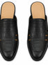 Molveno Croc-Embossed Slit Mule for Men - Backless Block-Heel Slip-On Shoes